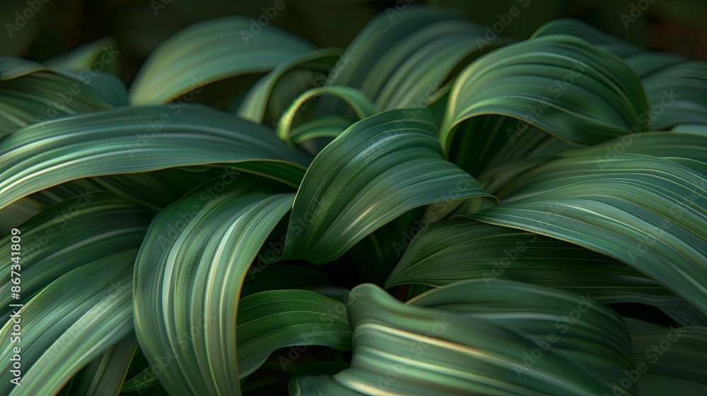Abstract natural floral Green tropical plant close-up background Abstract natural floral Green tropical plant close-up background