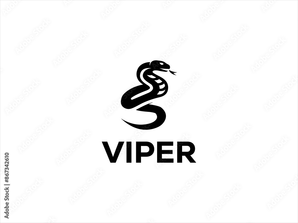 Viper logo design vector Viper logo design vector