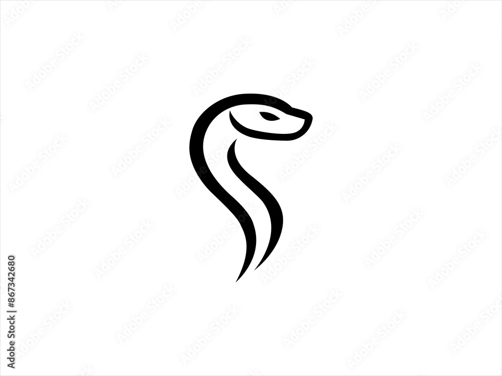 Fototapeta premium Viper logo design vector