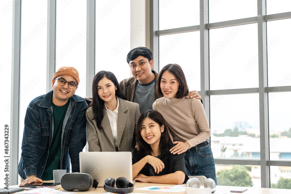 Asian business start up freelance people team analyzing statistics financial. Group Team of businesspeople man and woman Meeting Conference Discussion various topic Corporate Concept in office. Asian business start up freelance people team analyzing statistics financial. Group Team of businesspeople man and woman Meeting Conference Discussion various topic Corporate Concept in office.