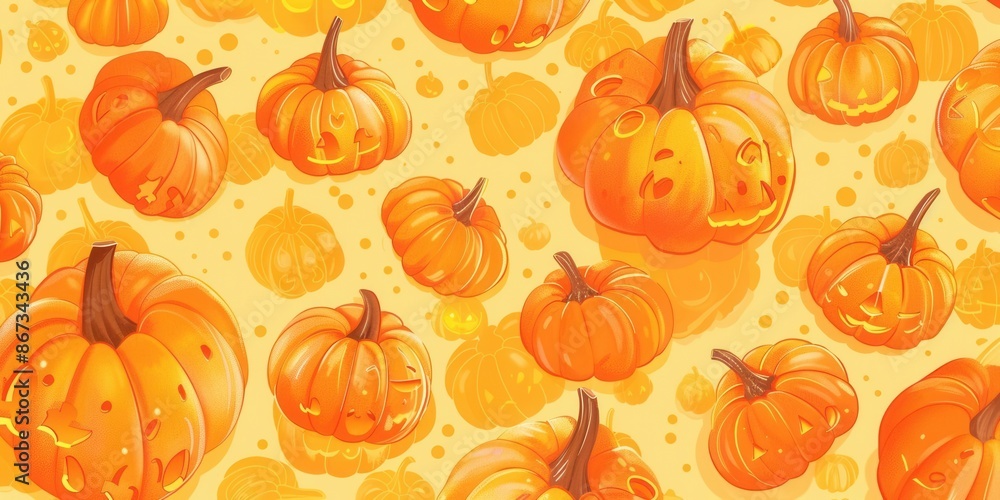 Harvest Time. Pumpkins Background Concept Harvest Time. Pumpkins Background Concept