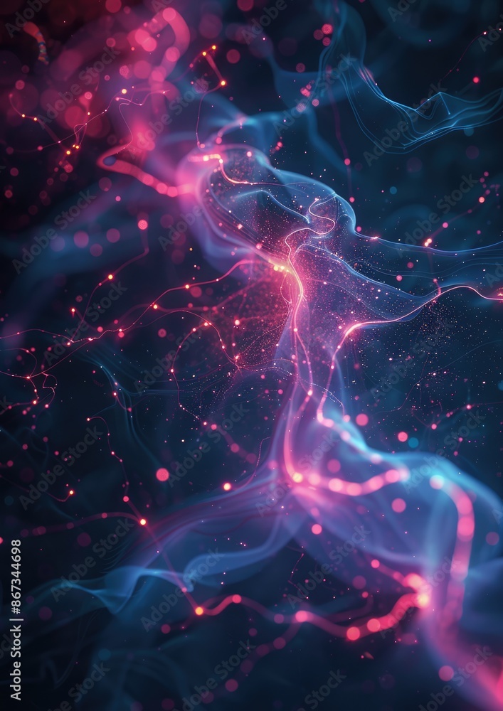 Futuristic AI Data Visualization: Intricate Neural Pathways in 4K Ultra Detail, Generative AI Futuristic AI Data Visualization: Intricate Neural Pathways in 4K Ultra Detail, Generative AI