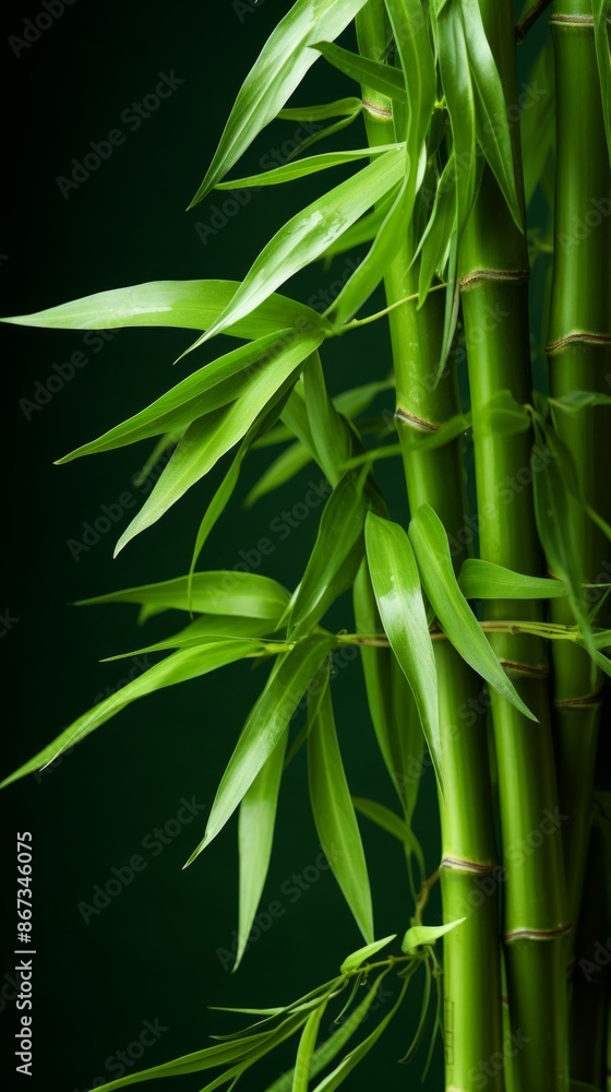 Bamboo Material Structure Background - Generative AI Bamboo Material Structure Background - Generative AI