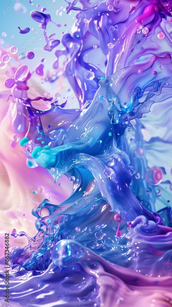 abstract liquid background with iridescent colors abstract liquid background with iridescent colors