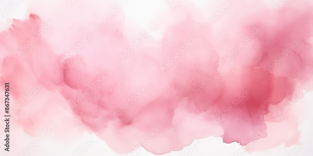 Fototapeta premium Abstract Watercolor Background with Soft Pink Hues