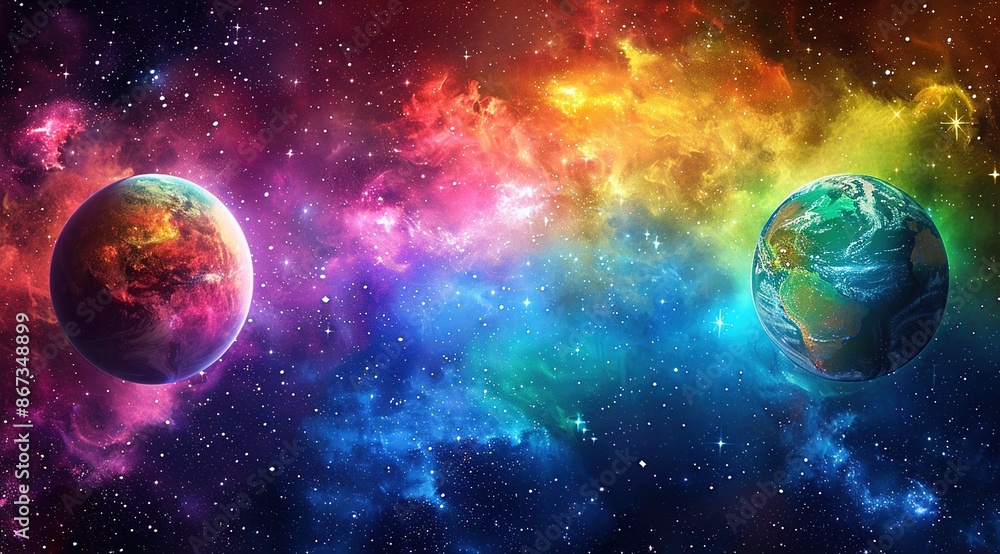 Obraz premium planet in space