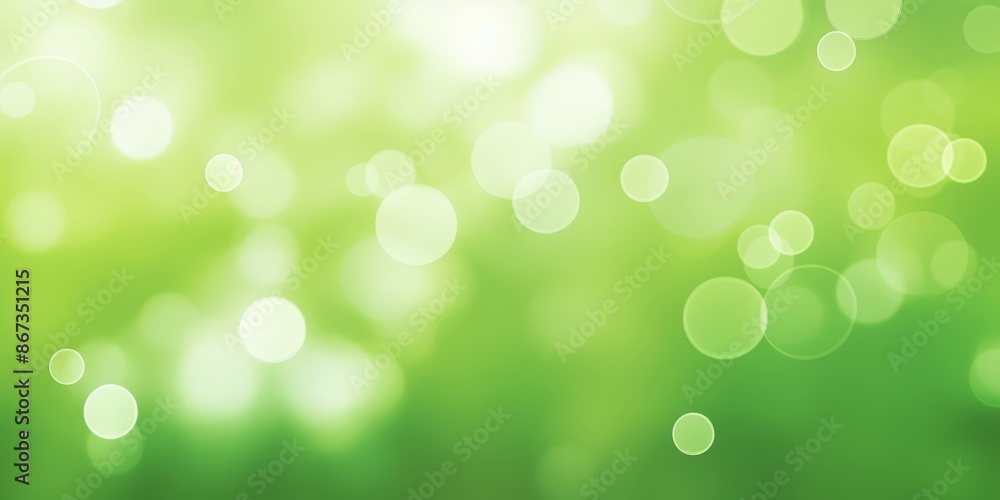 Abstract Green Bokeh Background Abstract Green Bokeh Background