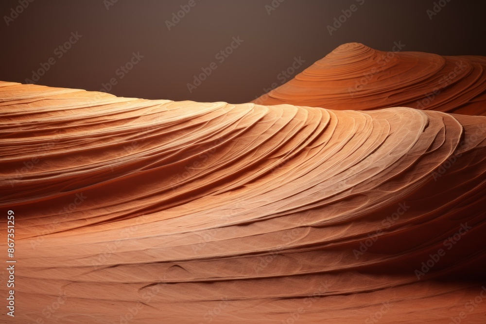 Obraz premium Sandstone Material Structure Background - Generative AI