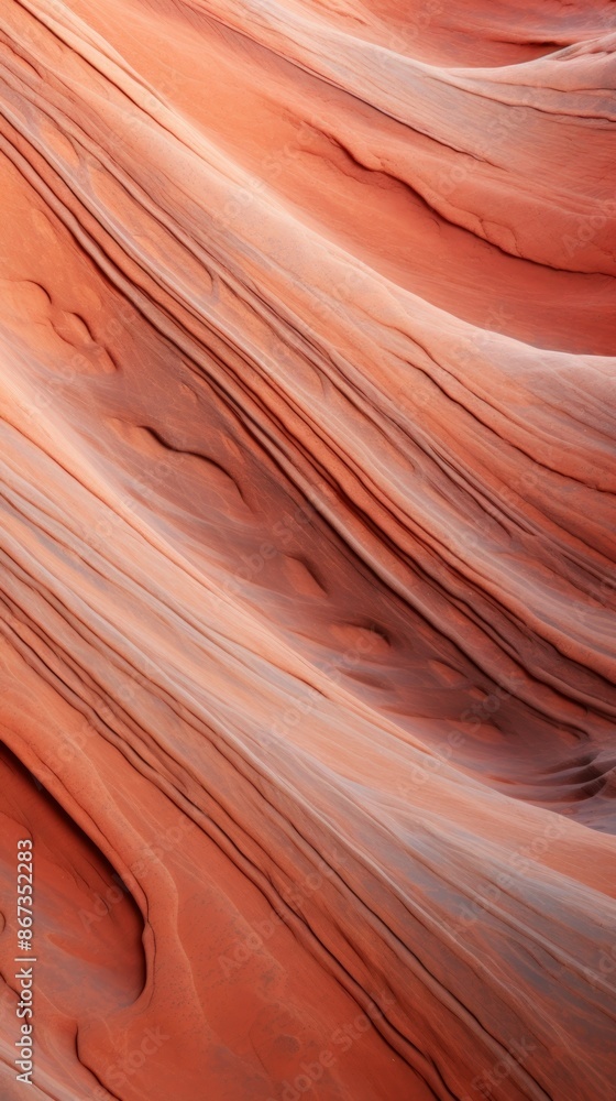 Obraz premium Sandstone Material Structure Background - Generative AI