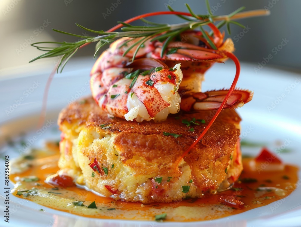 Lobster Tournedos with Cornbread Lobster Tournedos with Cornbread