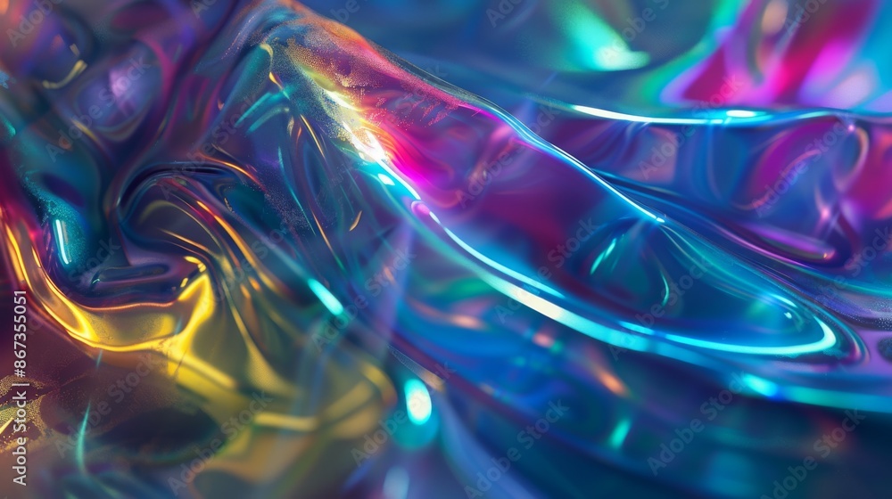 Holographic textures. Glitter foil and metal rainbow gradient background Holographic textures. Glitter foil and metal rainbow gradient background