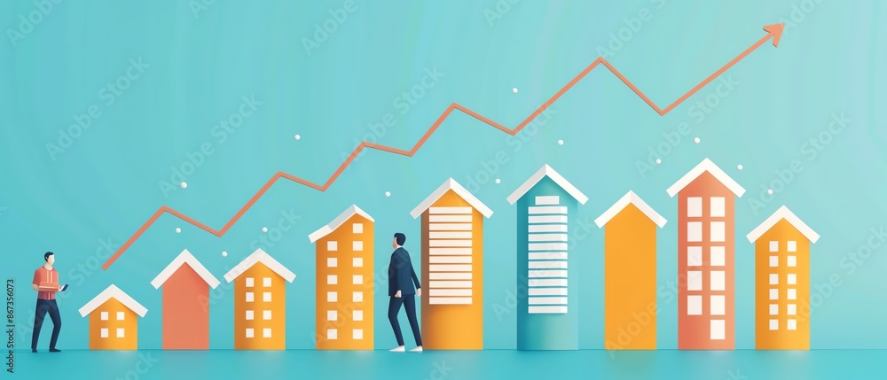 Entrepreneurs analyzing the economic development plans of various neighborhoods, economic development, future growth Entrepreneurs analyzing the economic development plans of various neighborhoods, economic development, future growth