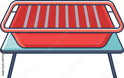 modern dish rack vector design