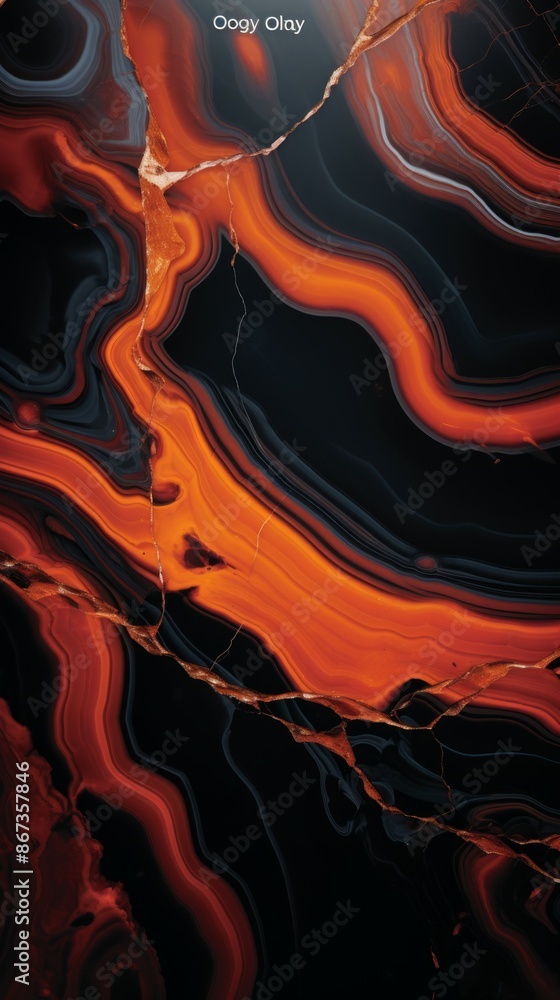 Obraz premium Onyx Material Structure Background - Generative AI
