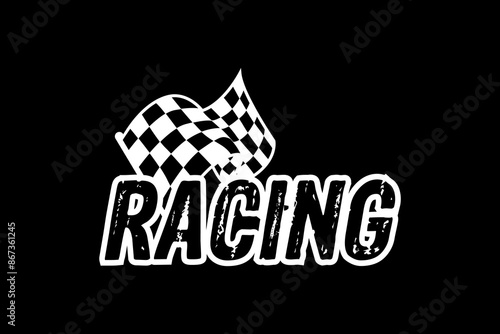 typography graphic tee Vintage racing design ideas