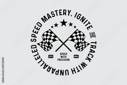 Motorcycle racing  tshirt design Retro Racing Typography Graphics