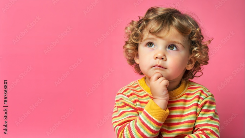 Child with Thoughtful Expression: A child with a thoughtful expression, contemplating learning or a problem.
Child with Thoughtful Expression: A child with a thoughtful expression, contemplating learning or a problem.