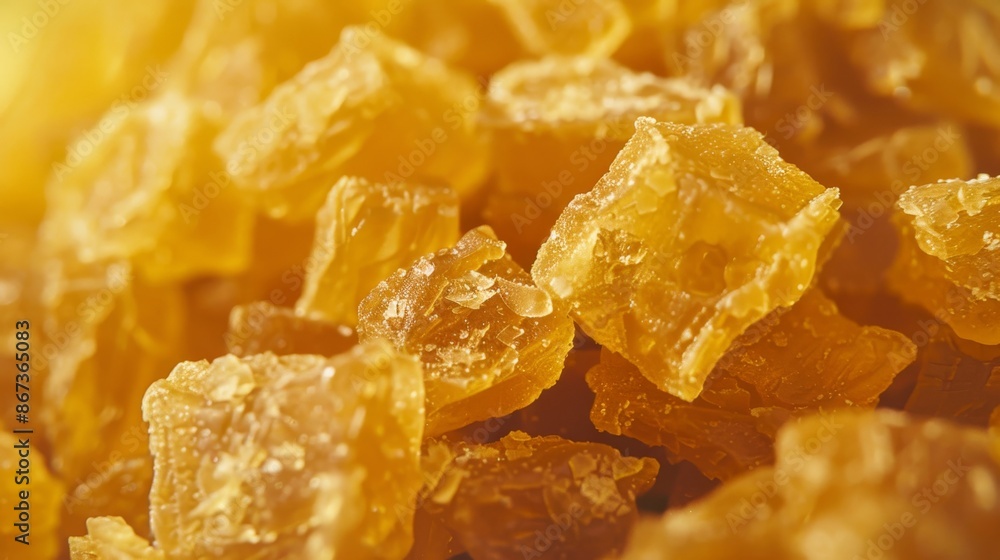 Closeup of Delicious Candied Ginger Closeup of Delicious Candied Ginger