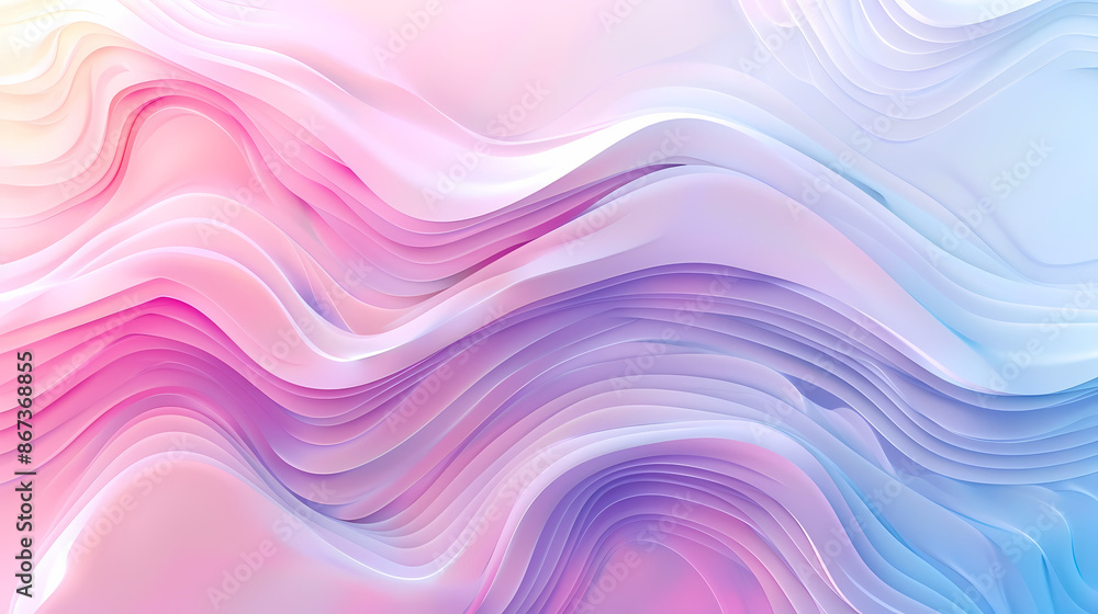 Pastel colored background with soft waves Pastel colored background with soft waves