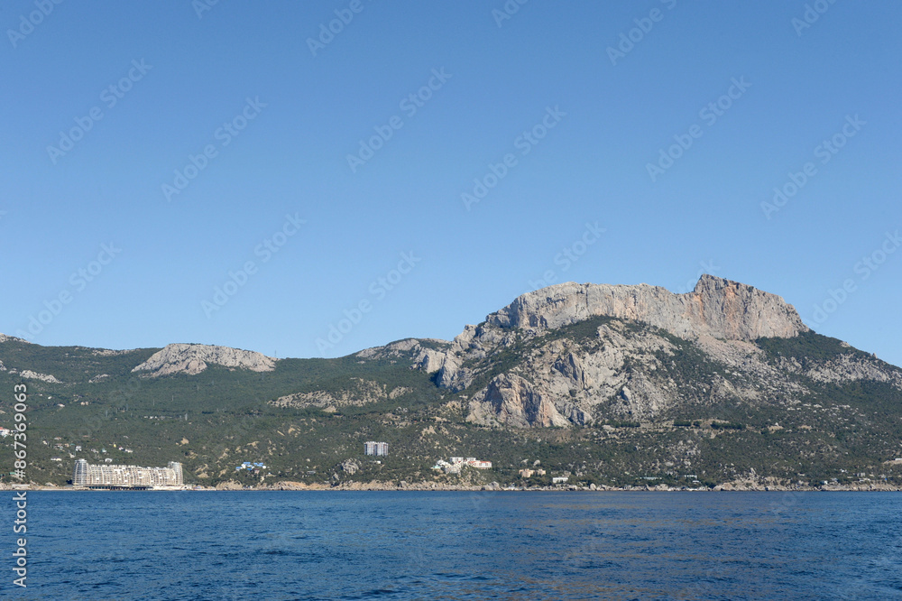 The Black Sea coast. Laspi Bay. Crimea The Black Sea coast. Laspi Bay. Crimea