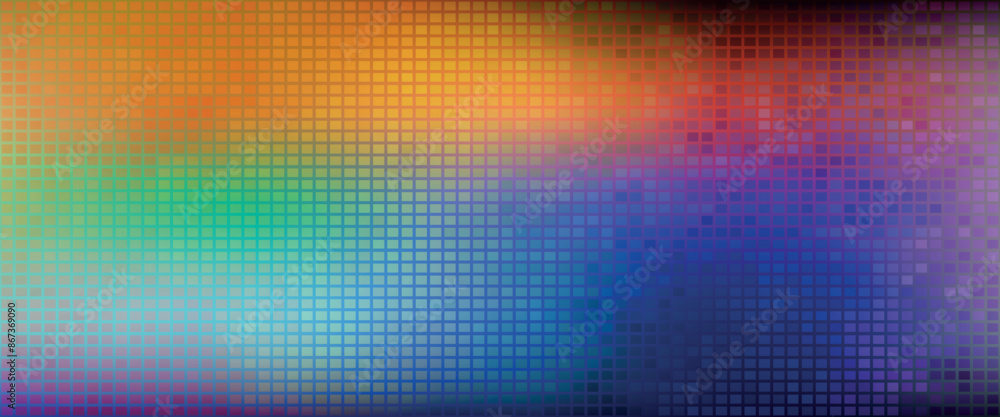 Sci-Fi Color Palette Glitch Illustration Sci-Fi Color Palette Glitch Illustration