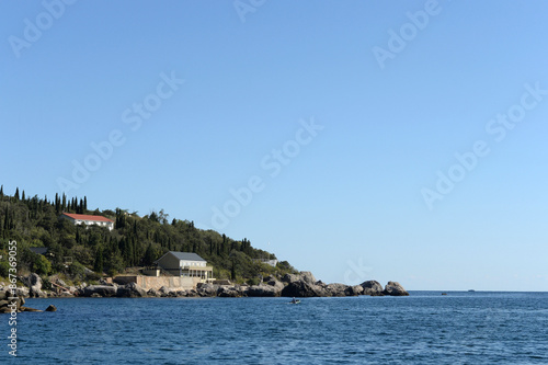 The Black Sea coast. Laspi Bay. Crimea photo