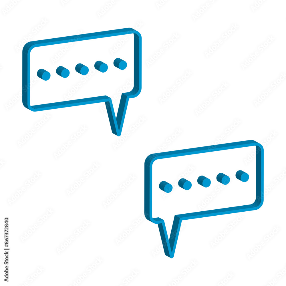 Naklejka premium 3d Podcast Element Isolated on White Background. Vector Elements in Flat Design