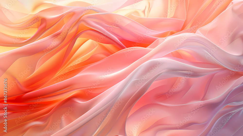 Soft flowing silk fabric background Soft flowing silk fabric background