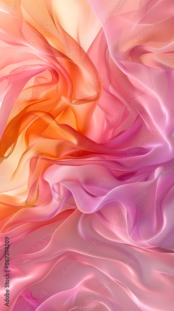 Obraz premium Soft flowing silk fabric background