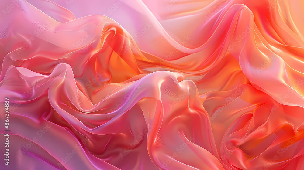 Soft flowing silk fabric background Soft flowing silk fabric background