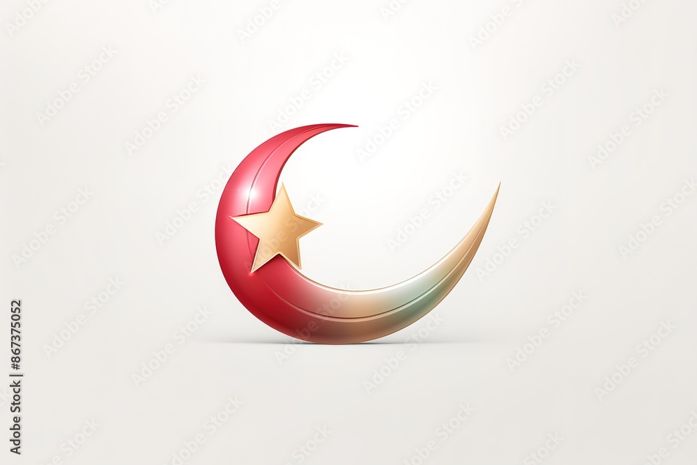 Crescent Moon Eid Ramadan Kareem icon Jellybeans Yummy sweets Colorful jelly, 3d illustration Crescent Moon Eid Ramadan Kareem icon Jellybeans Yummy sweets Colorful jelly, 3d illustration