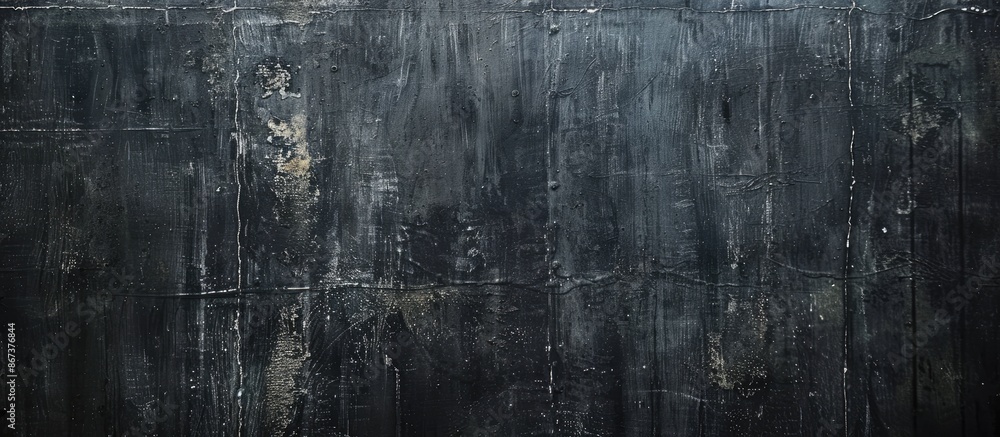 Obraz premium Gloomy Vintage Dark Concrete Wall Texture With Copy Space