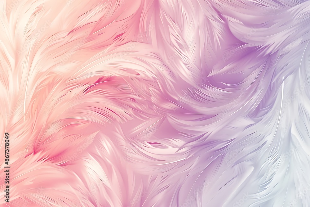 A pattern of soft, feather-like strokes in a gentle, pastel gradient A pattern of soft, feather-like strokes in a gentle, pastel gradient