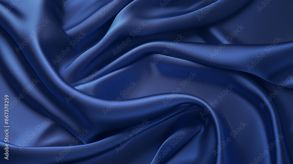 Fototapeta premium Abstract Minimalist Wave Silk Fabric