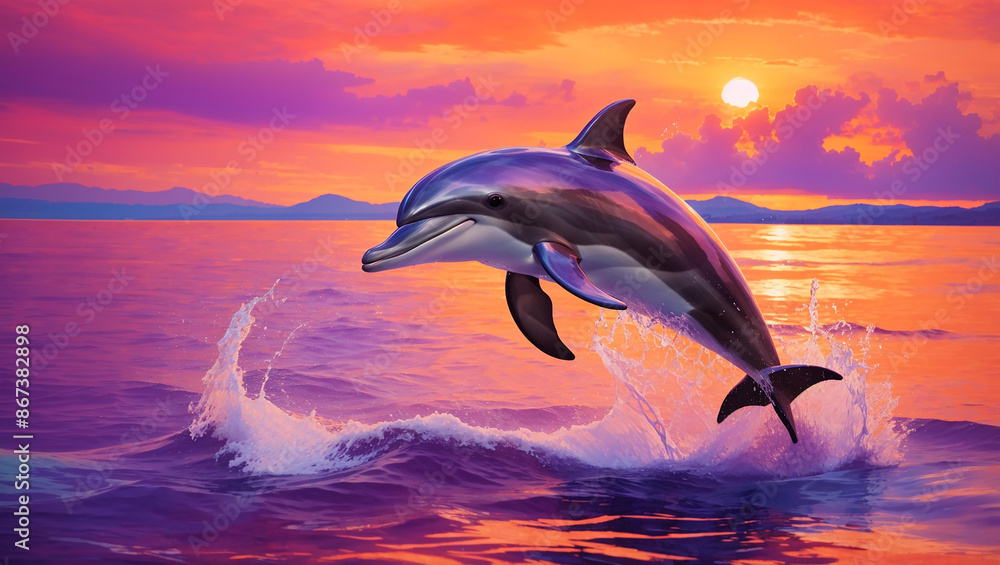 dolphin jumping into the sea dolphin jumping into the sea