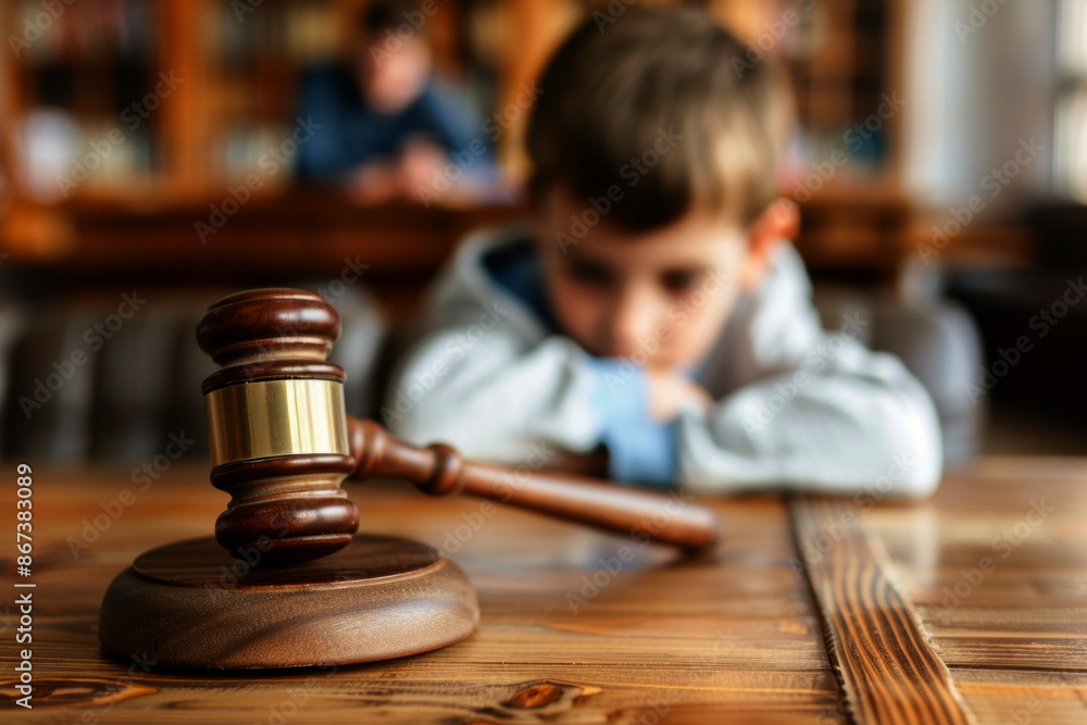 Beyond the Gavel. family law concept Beyond the Gavel. family law concept