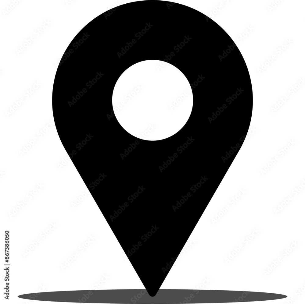 Black solid phone icon design Black solid phone icon design