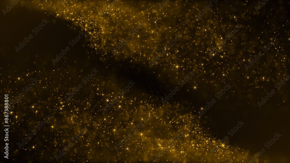 Gold particles golden dust bokeh event awards trailer titles cinematic concert openers luxury celebration background Gold particles golden dust bokeh event awards trailer titles cinematic concert openers luxury celebration background