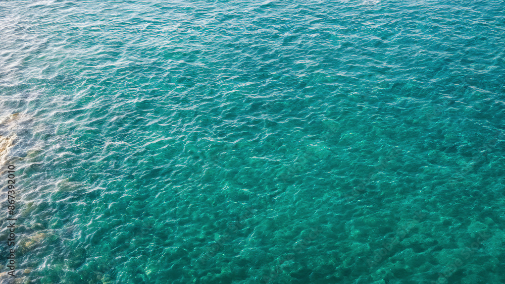 Obraz premium Blue sea ocean waves