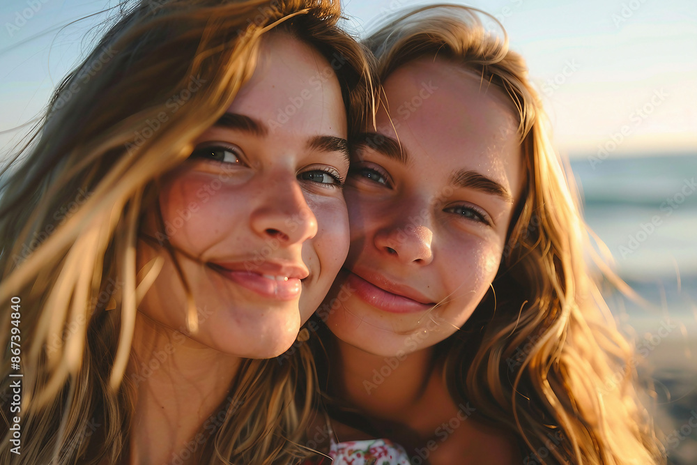 Obraz premium People in connection with nature, enjoying beautiful summer spring day weekend, made with Generative AI tools