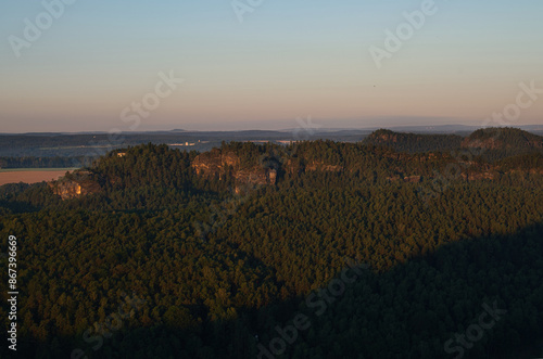 Sandstein Formation in der Sächsischen Schweiz, Deutschland