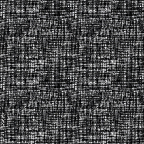 Seamless pattern with gray linen fabric texture. Gray fabric texture of natural cotton or linen textile material.