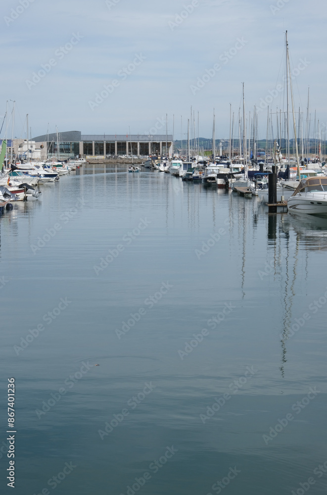 Image of a marina in the Cantabrian Sea Image of a marina in the Cantabrian Sea