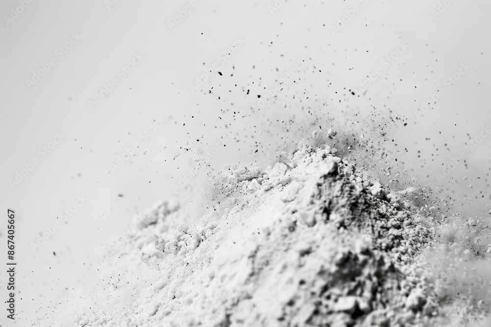 High-Resolution Powder or Dust Pile in Soft Focus High-Resolution Powder or Dust Pile in Soft Focus