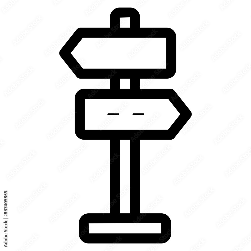 directional signpost guidance icon directional signpost guidance icon
