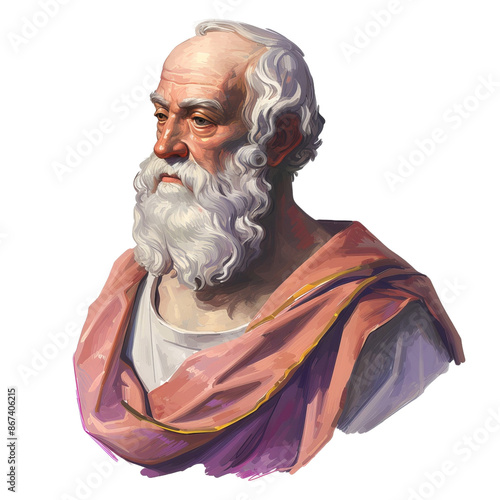 Ancient Greek Philosopher Anaxagoras: Icon of Wisdom, Knowledge, and Reason in Classical Civilization photo