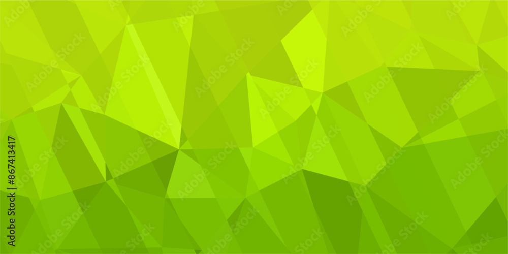 abstract green background with triangles and strip lines abstract green background with triangles and strip lines