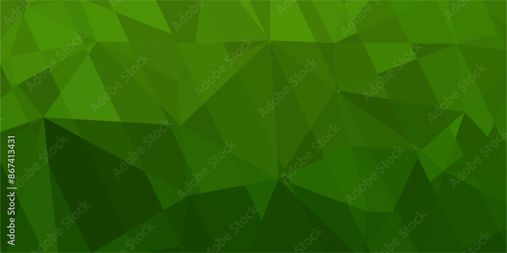 abstract green background with triangles and strip lines abstract green background with triangles and strip lines