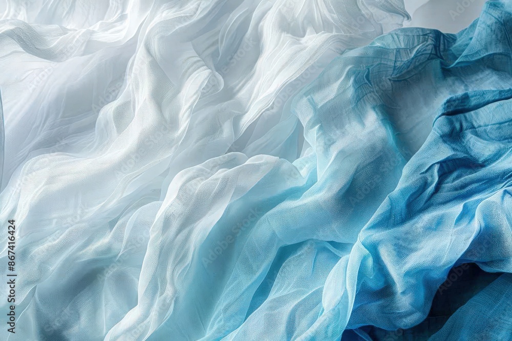 Stunning Abstract Art: Ethereal Blue Waterfall Ripple Effect Stunning Abstract Art: Ethereal Blue Waterfall Ripple Effect