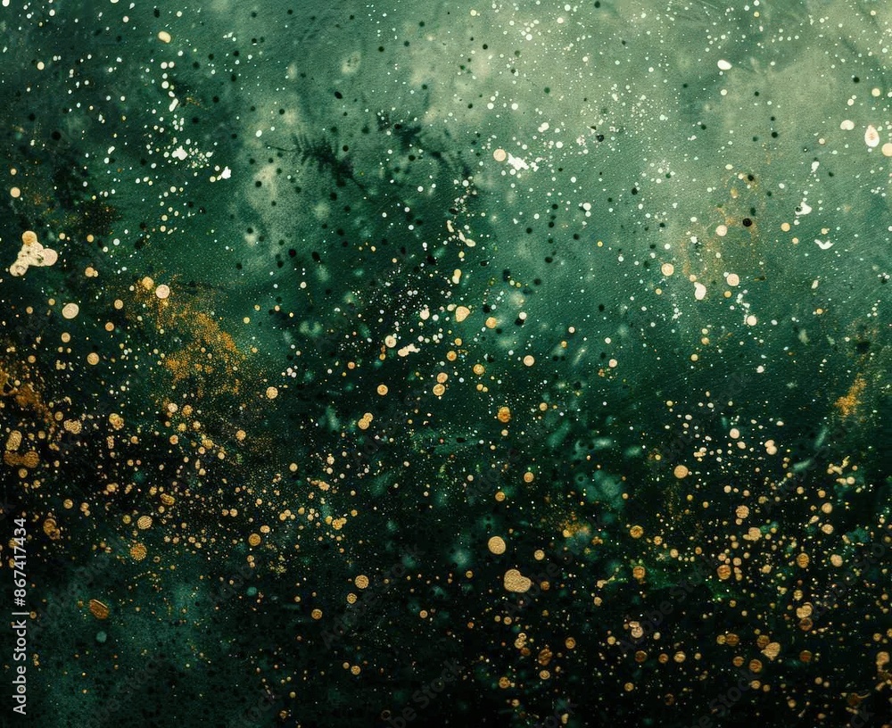 Obraz premium Stylish Texture Background: Dark Matter Effect with Abstract Patterns and Speckles, Perfect for Cosmic Branding, Mystic Designs, or Sci-Fi Projects.
